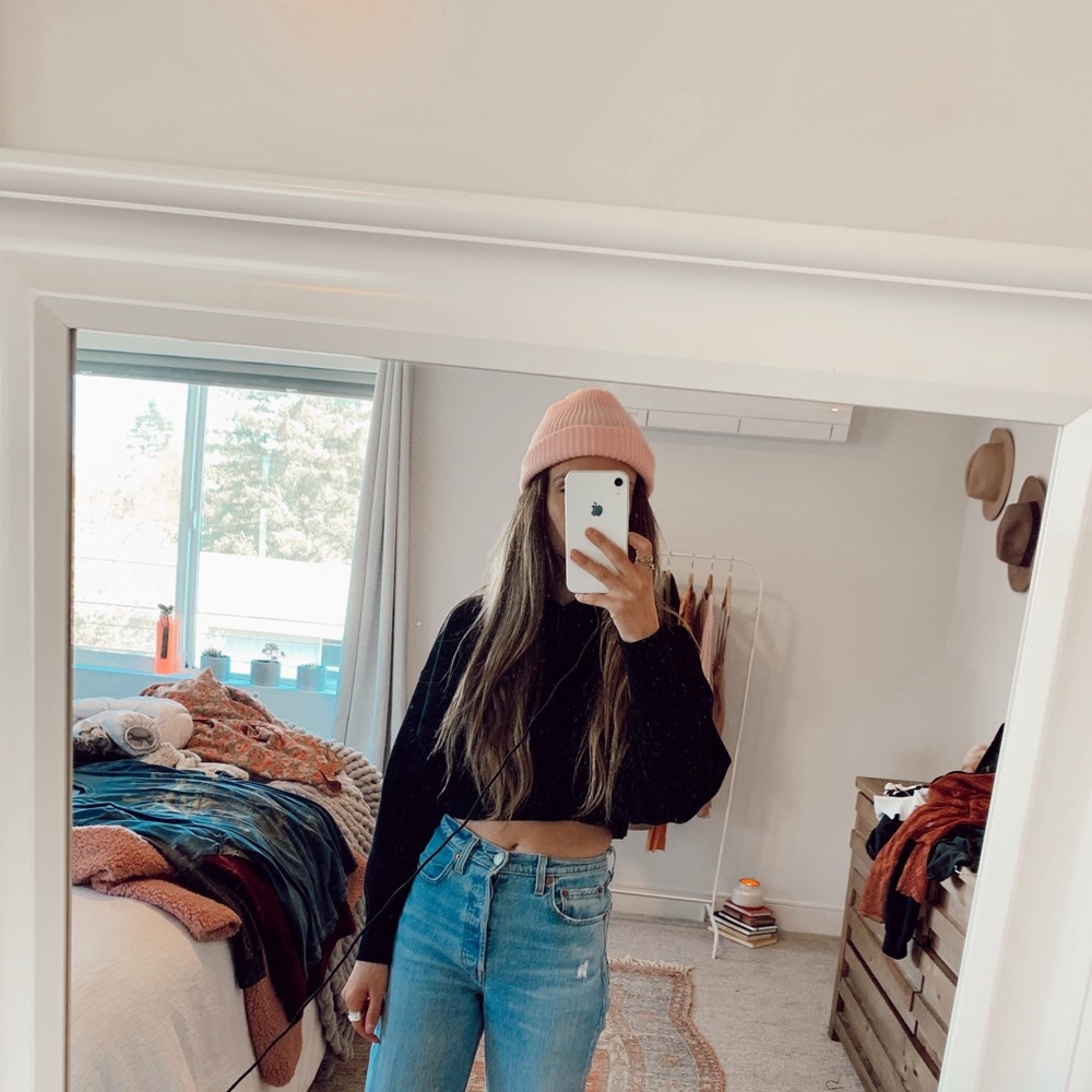 ZARA CROPPED HOODIE